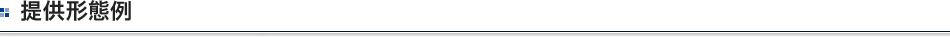 提供形態例