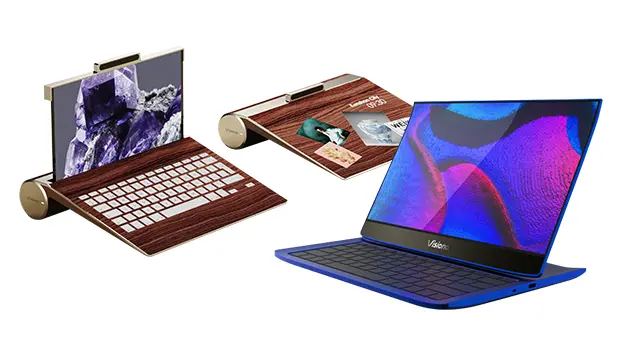 ノートブックとタブレット向けディスプレイ