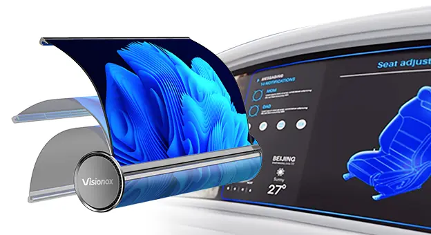 車載向けディスプレイ